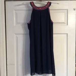 navy blue dress